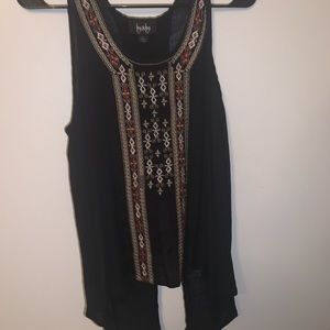 By & by Aztec print tank top